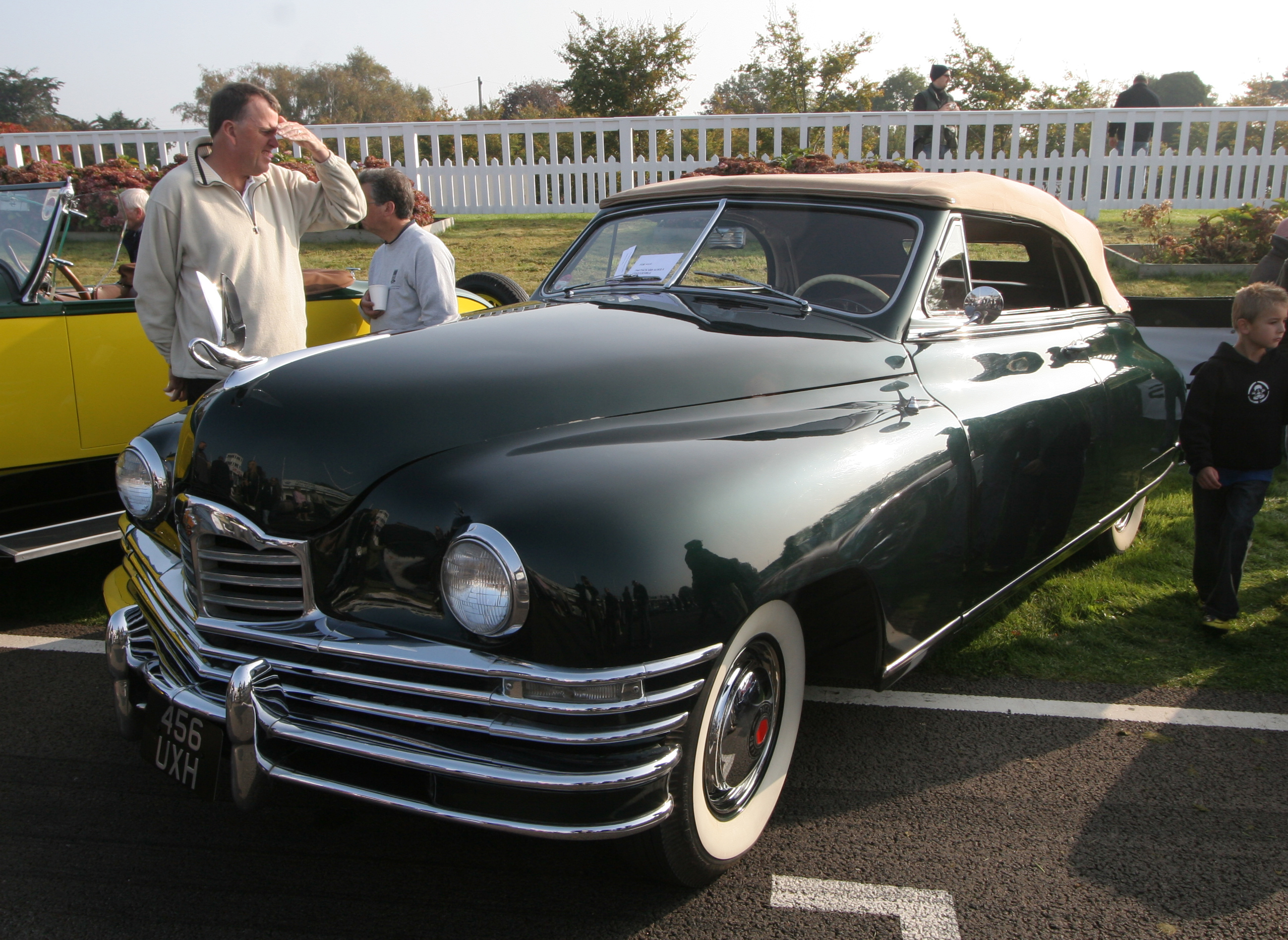 File:Goodwood Breakfast Club - 1949 Packard Super 8 Convertible ...