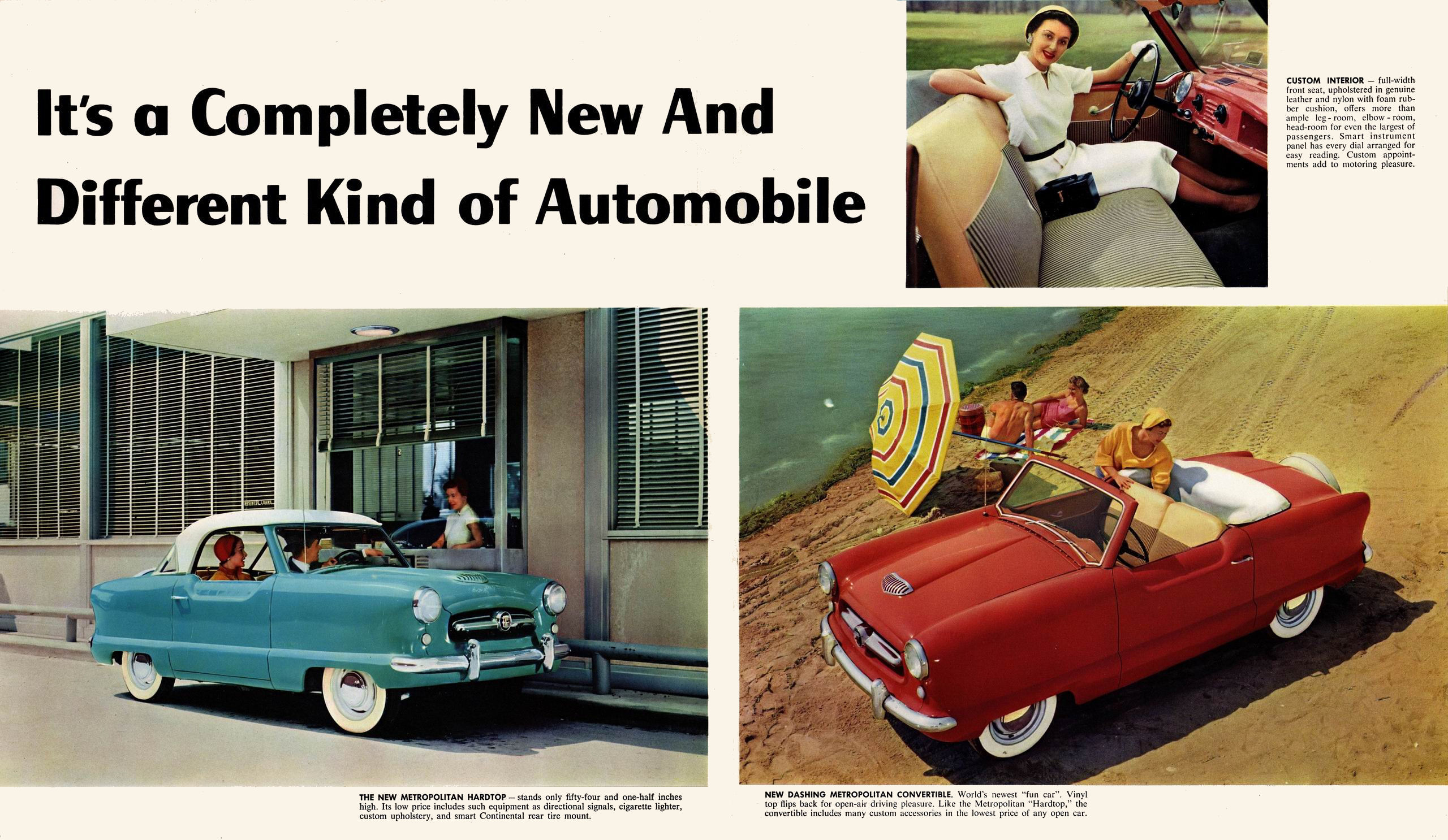 1954 Nash Metropolitan brochure