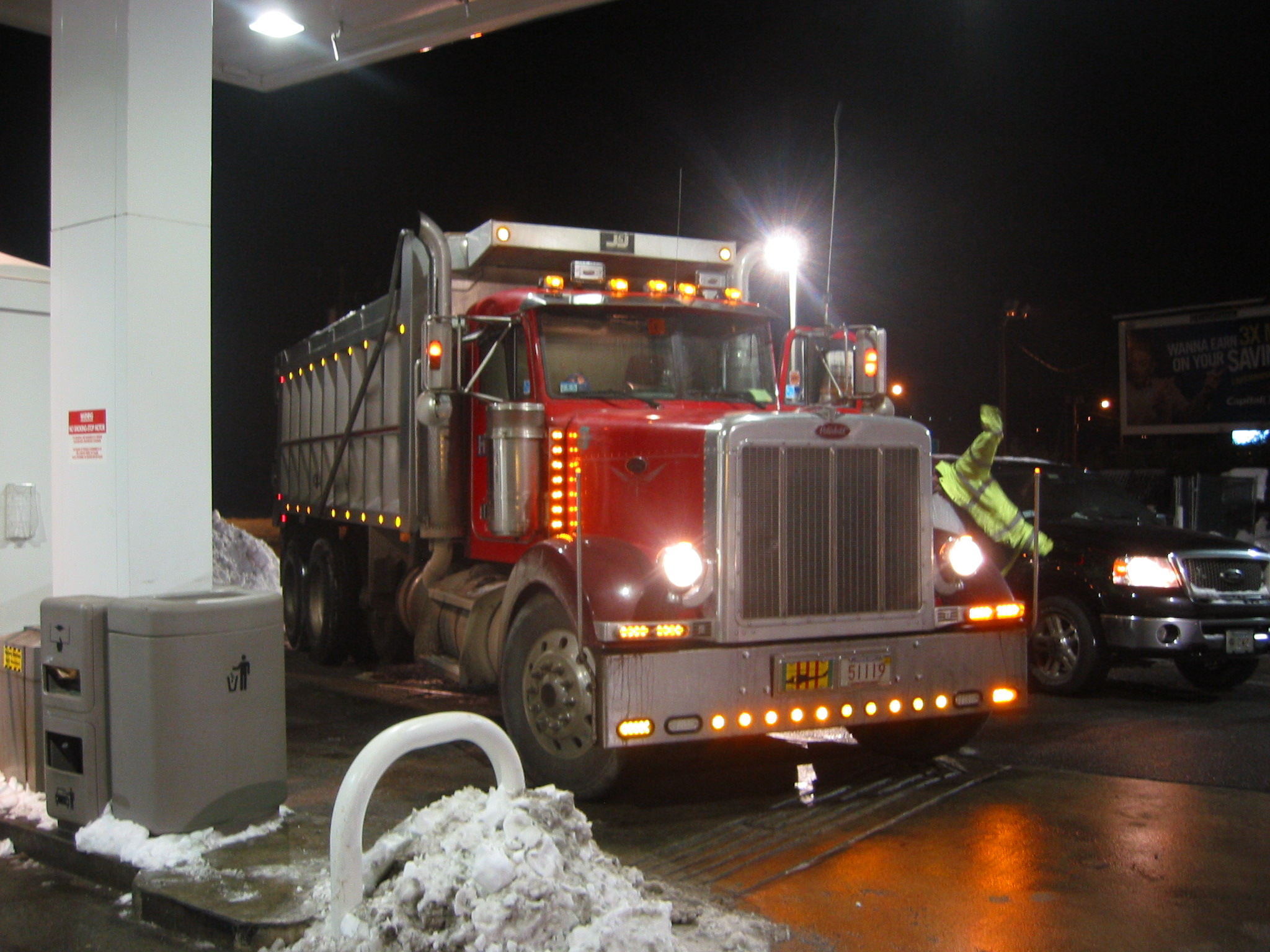 Peterbilt 379 Dump Truck - Red & Maroon | Flickr - Photo Sharing!
