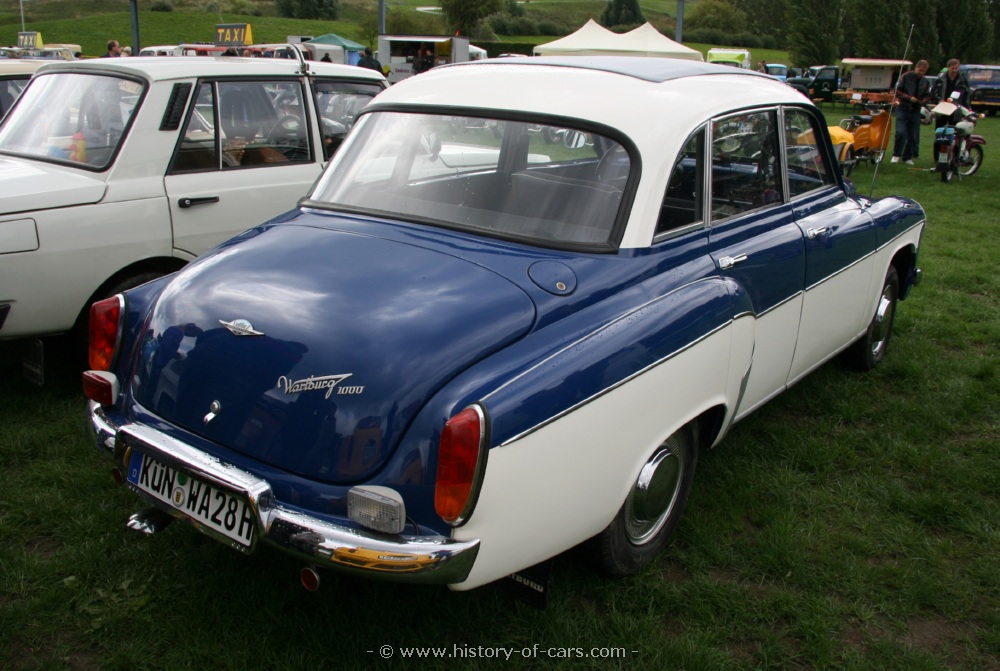 veb sachsenring 1965 wartburg 1000 luxus 4door sedan - the history ...