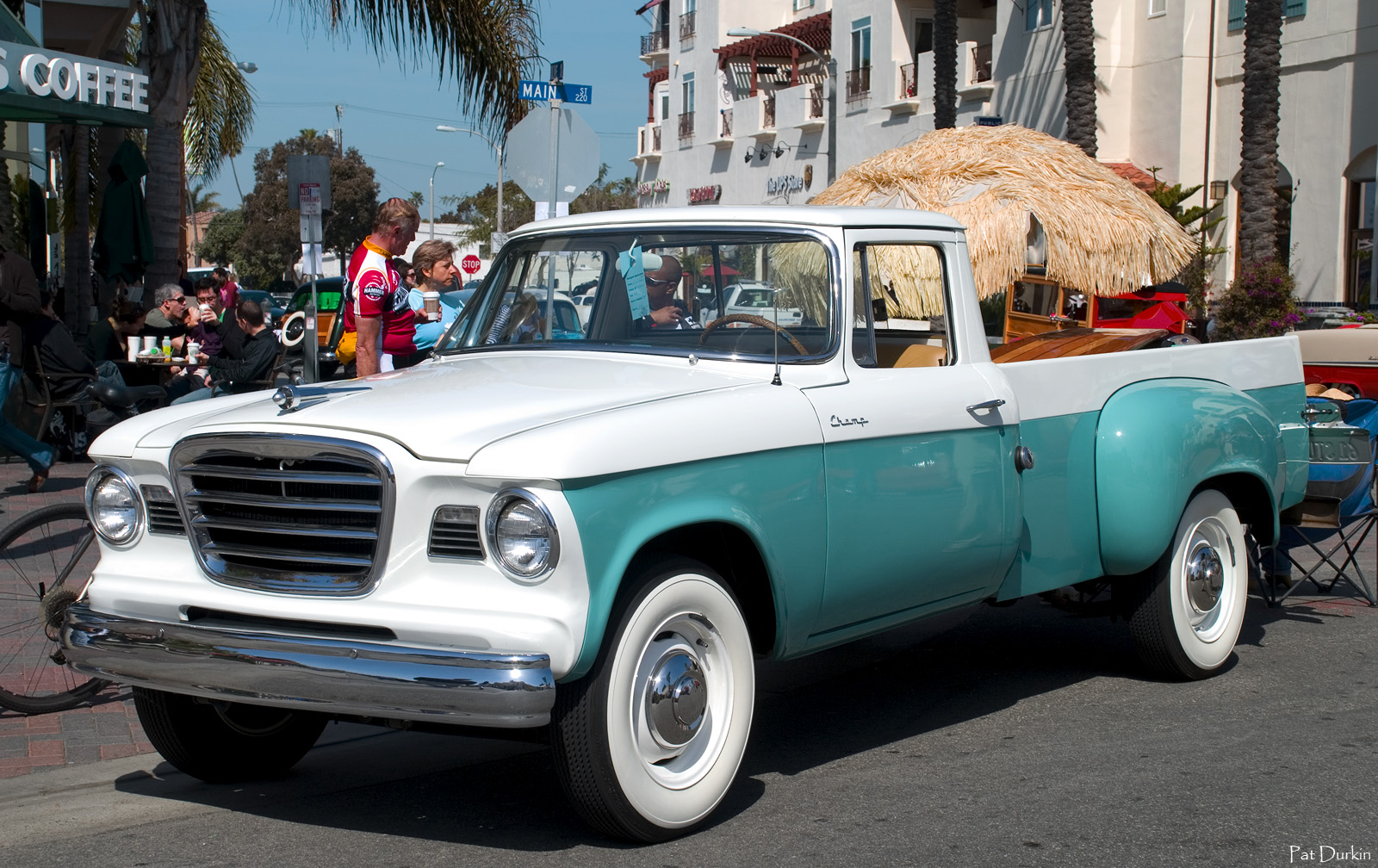 1961 Studebaker Champ pickup - white & turquoise - fvl - AACA ...