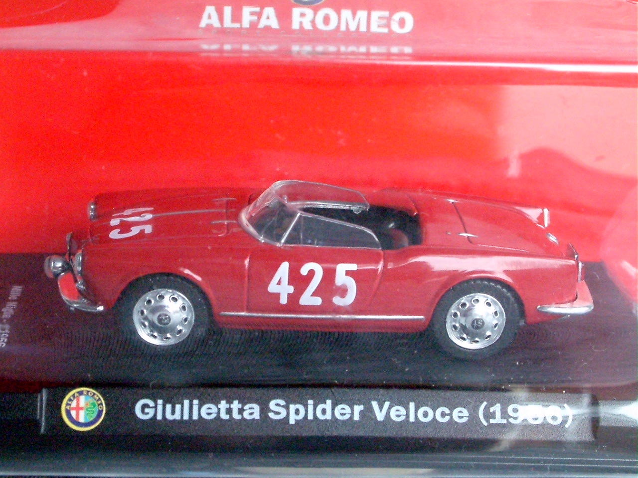 Alfa Romeo Giulietta Spider Veloce Mille Miglia 1956