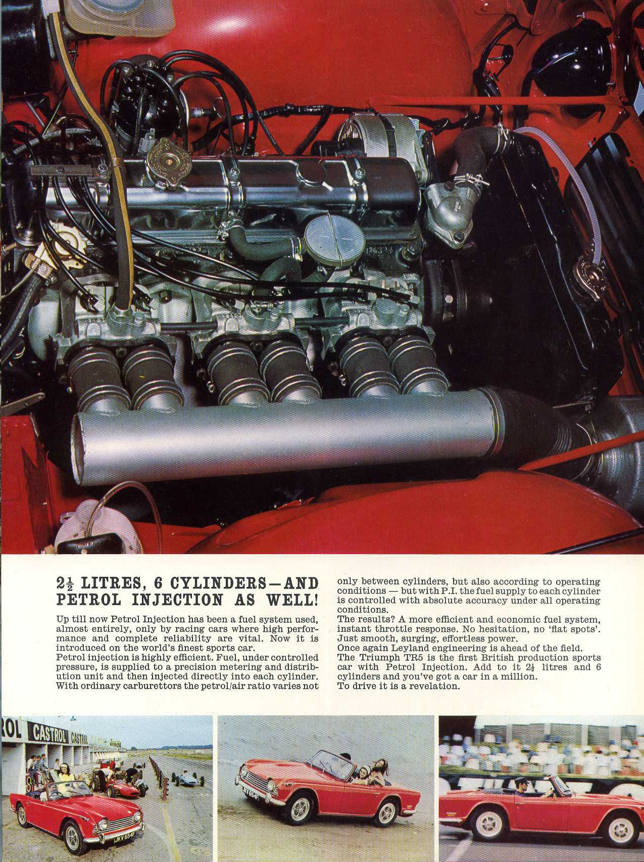 1967-68 Triumph TR5 PI brochure