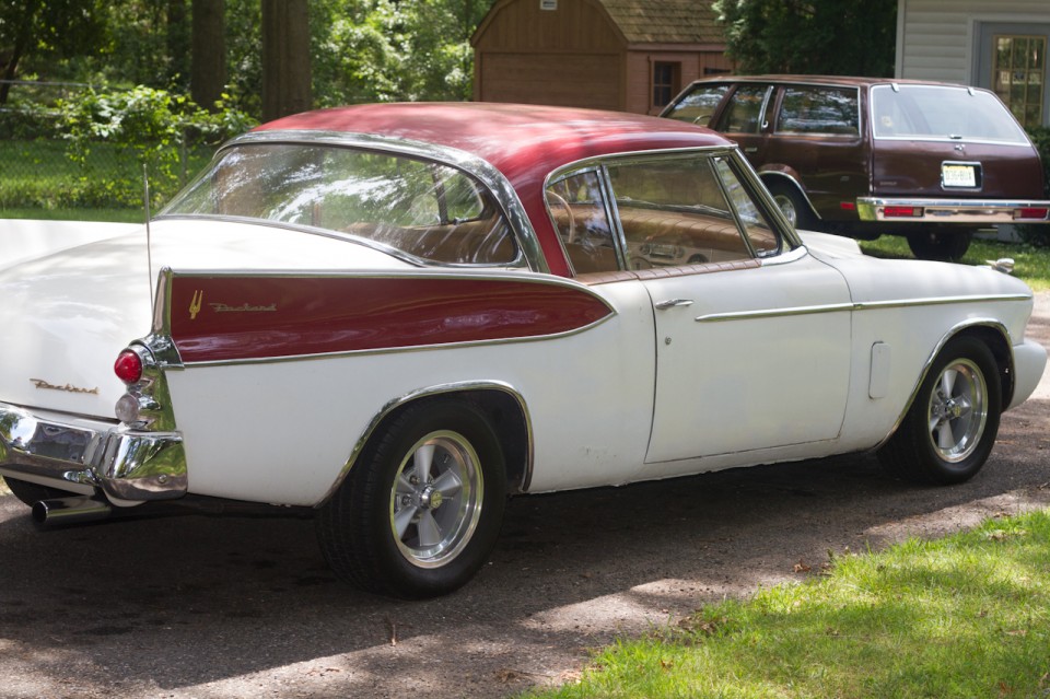 1958 Packard Hawk, Red/White, Coupe 2 Door, 3-Speed, - Trophy Film ...