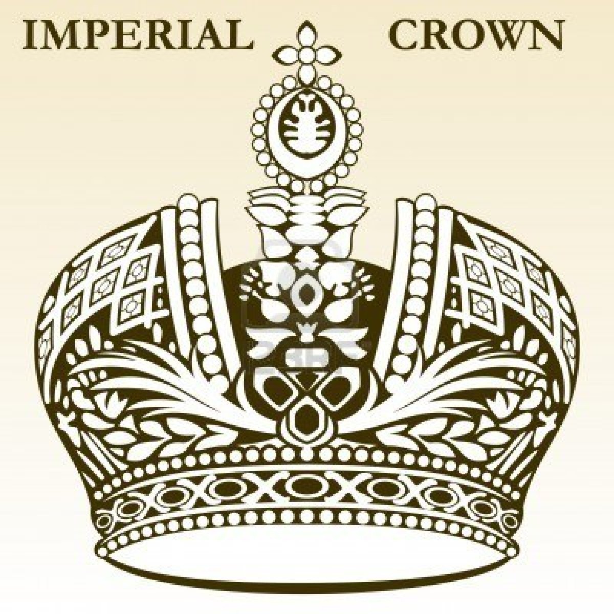Imperial Crown White Royal Vector Royalty Free Cliparts, Vectors ...