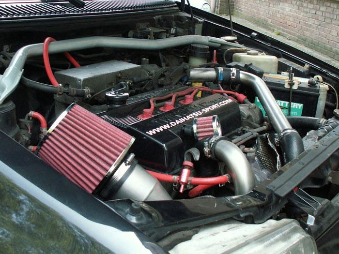 DesignerCars - Daihatsu Charade - Rene's 993cc turbo intercooler ...