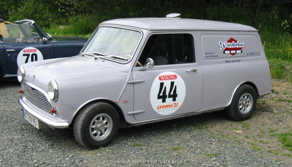 mini 1960 van mk i - the history of cars - exotic cars - customs ...