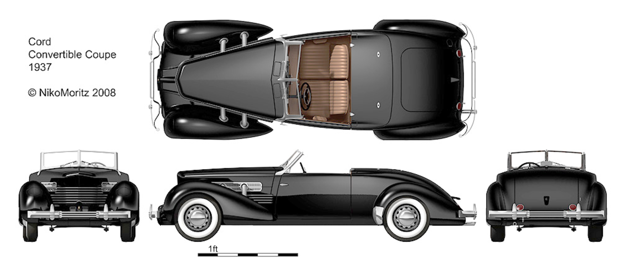 Cord Convertible Coupe 1937