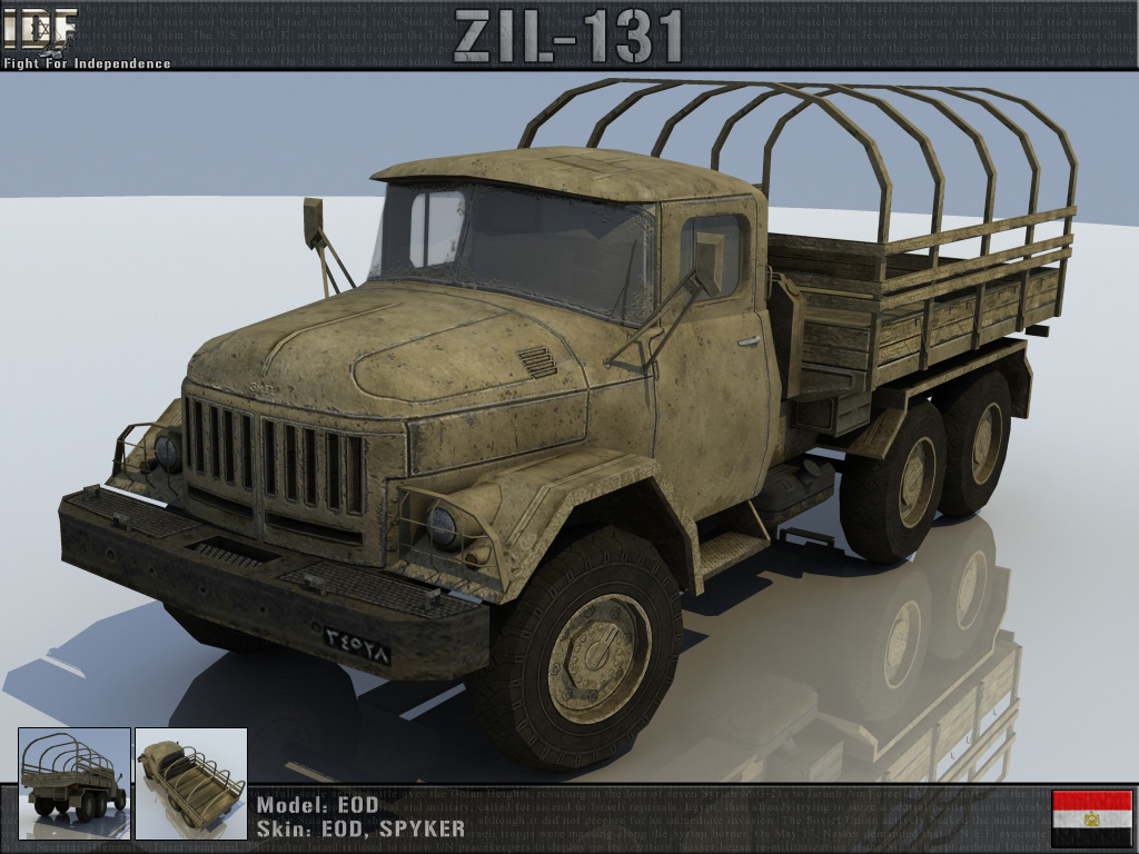 ZIL-131 image - IDF: Fight for Independence Mod for Battlefield 2 ...