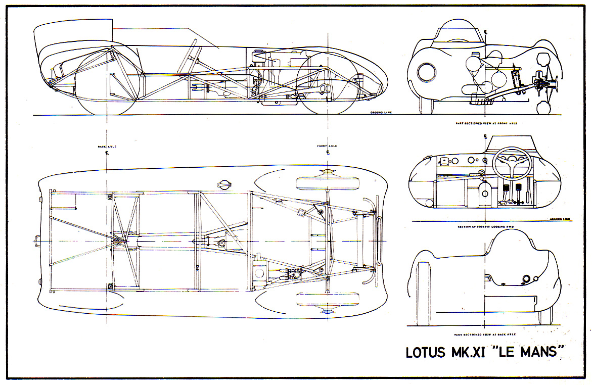Lotus 11 â€“ drawing 2 | Putsch Racing