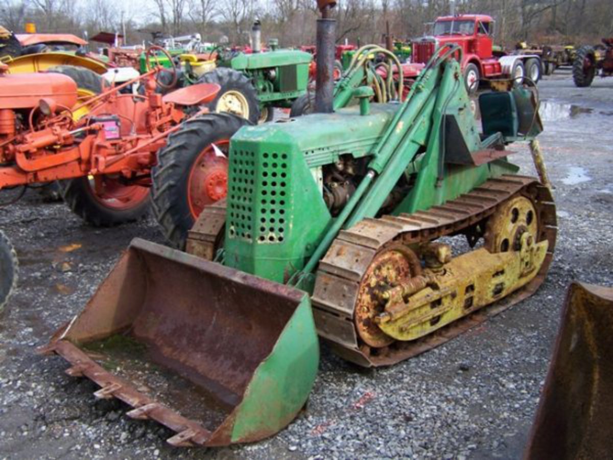 Oliver Oc 3 Antique Crawler Loader Tractor : Lot 2186