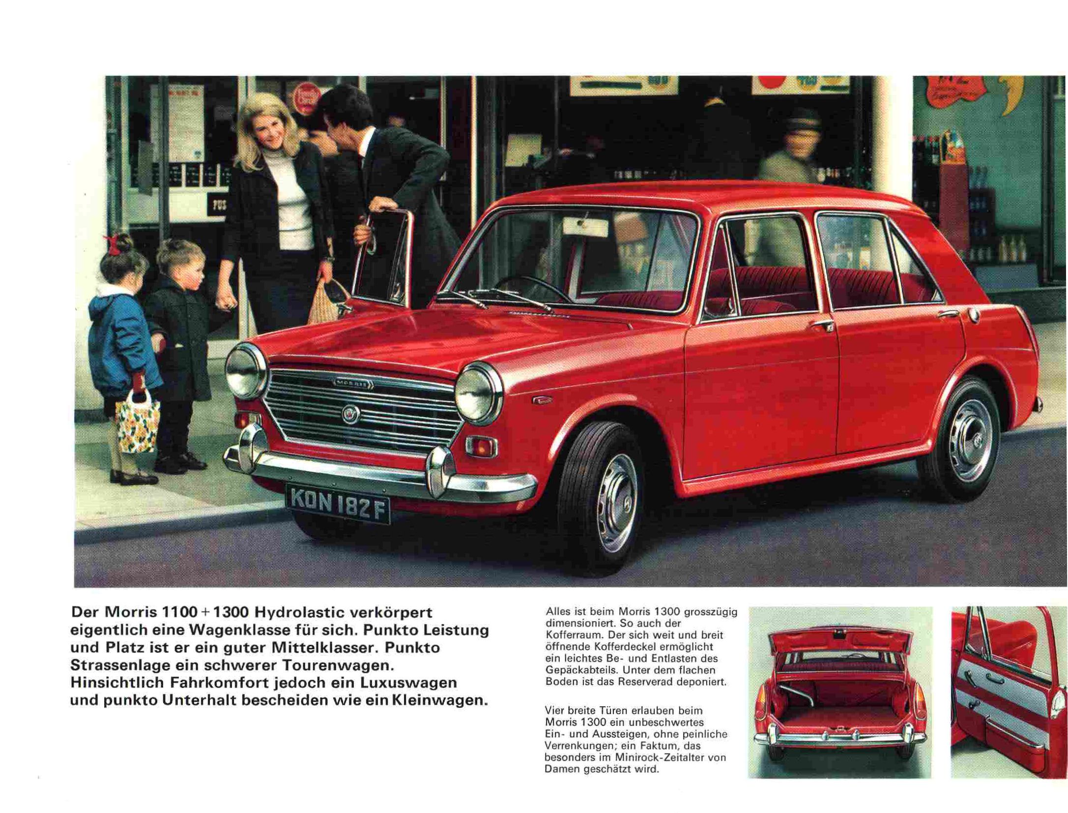 1968 Austin 1100 & 1300 brochure