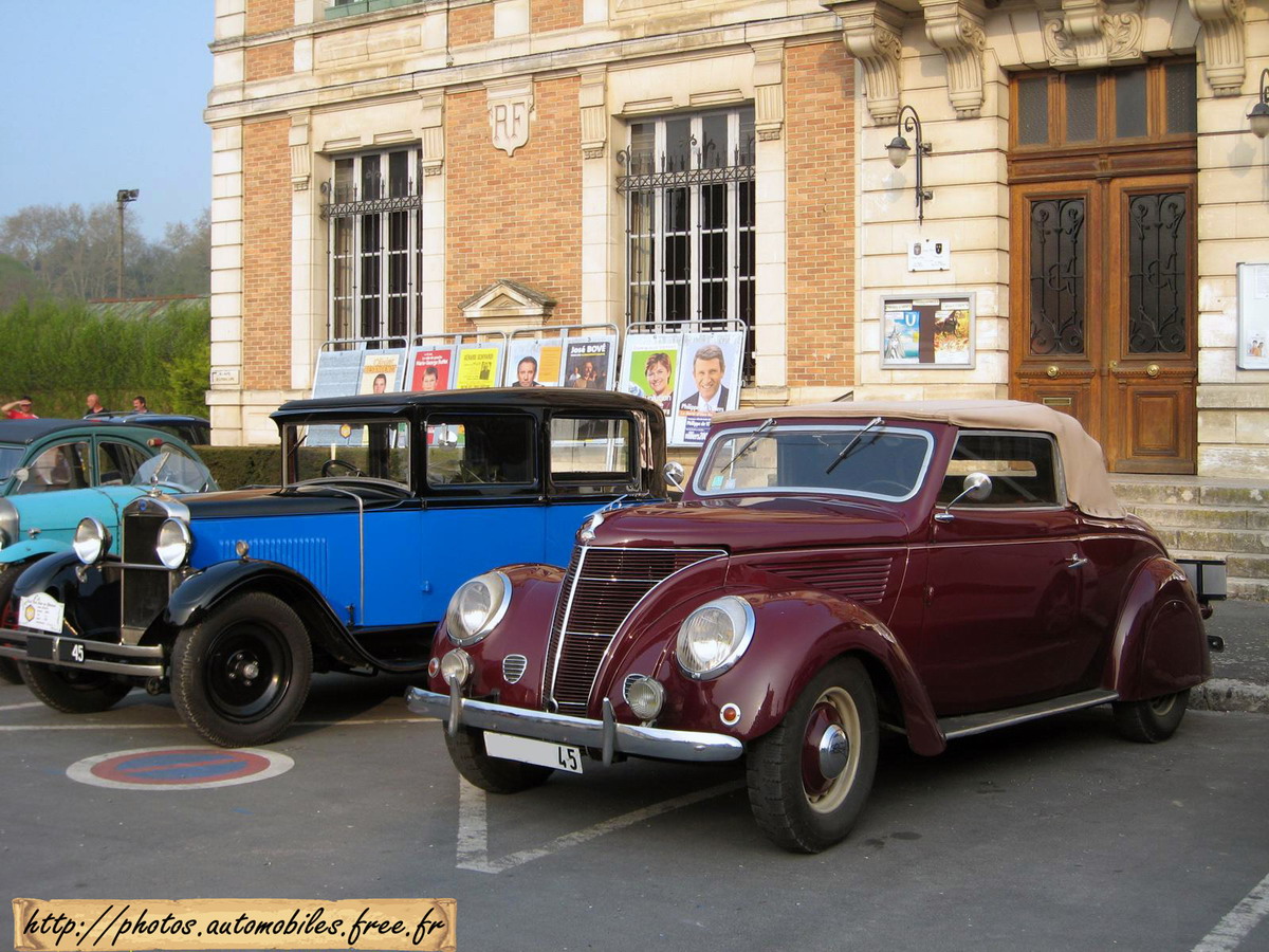 Photos automobiles - Rassemblements du club Retr'auto du Gatinais
