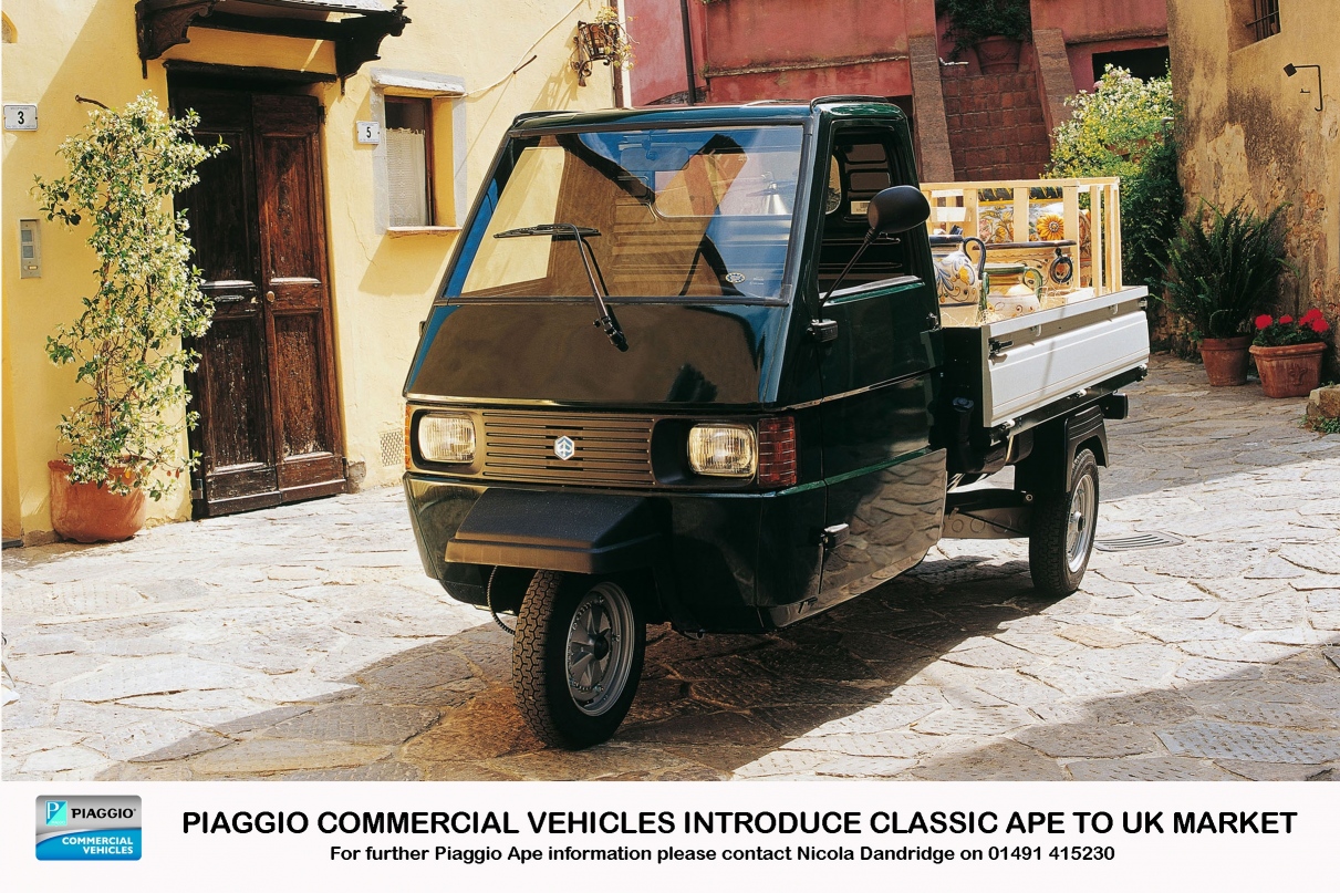 Piaggio Ape 50 Van | Car Leasing UK News