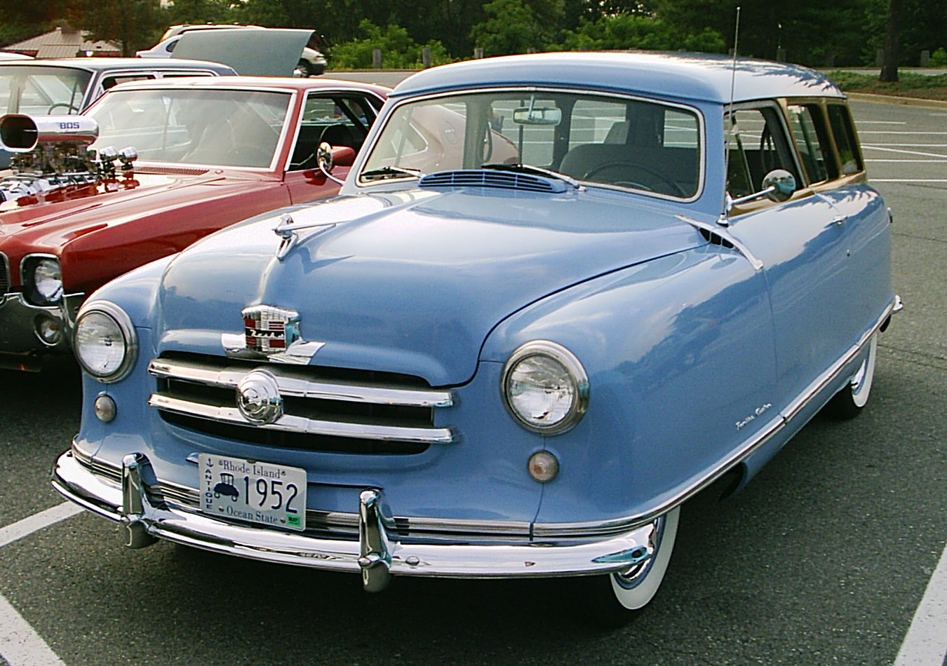 File:1952 Nash Rambler blue wagon front.jpg - Wikimedia Commons