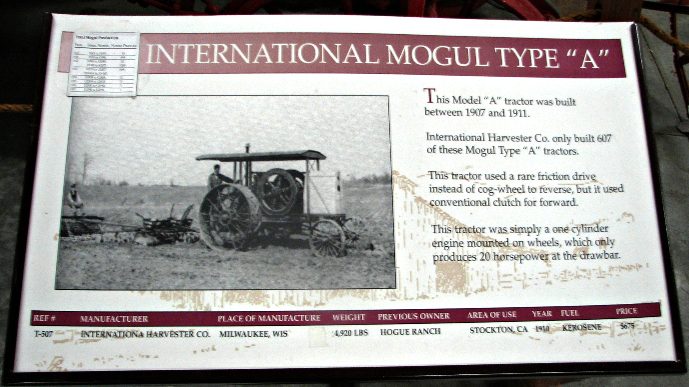 1910 International Harvester Mogul Type A Info | Flickr - Photo ...