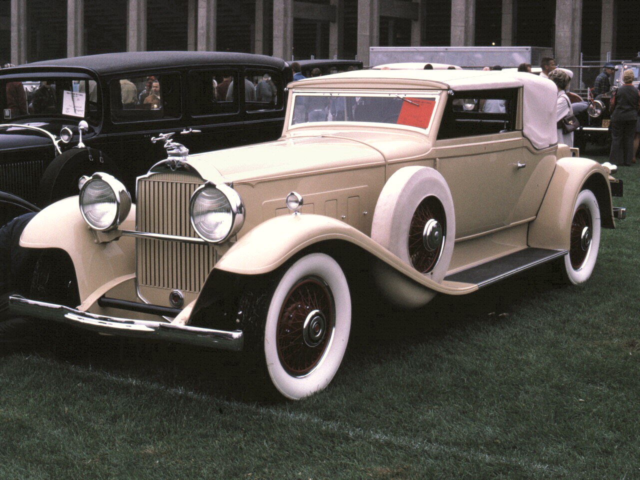 Royalty Free Image - 1930 Packard Convertible Coupe Tan Fvl 35mm ...