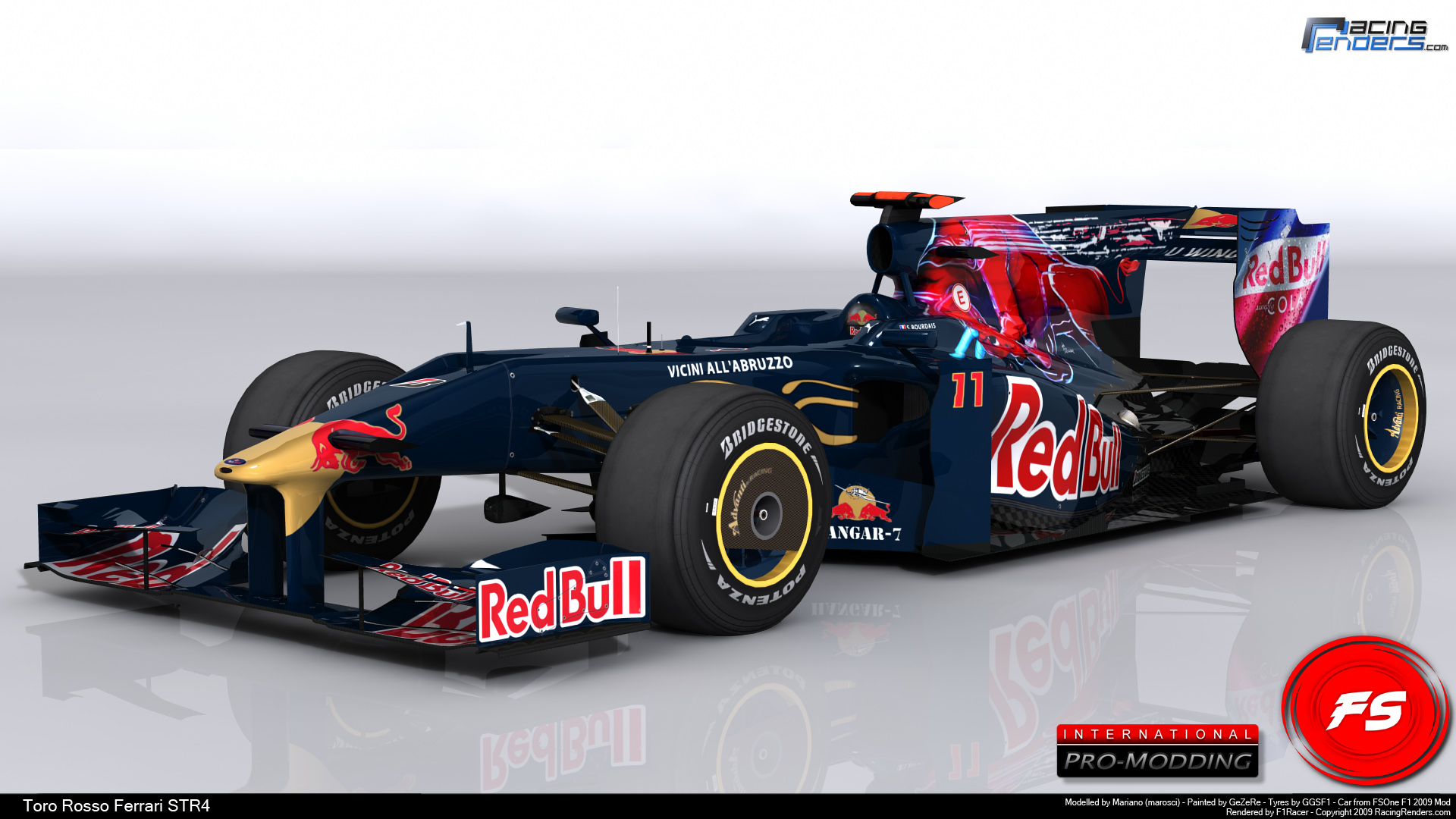 FSONE 2009 â€“ Toro Rosso STR4 Renders â€” VirtualR â€“ Sim Racing News
