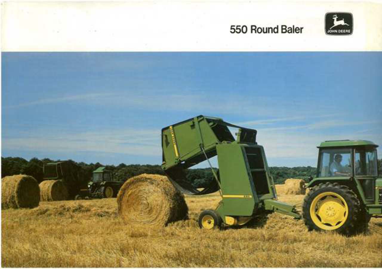 John Deere 550 Round Baler Brochure