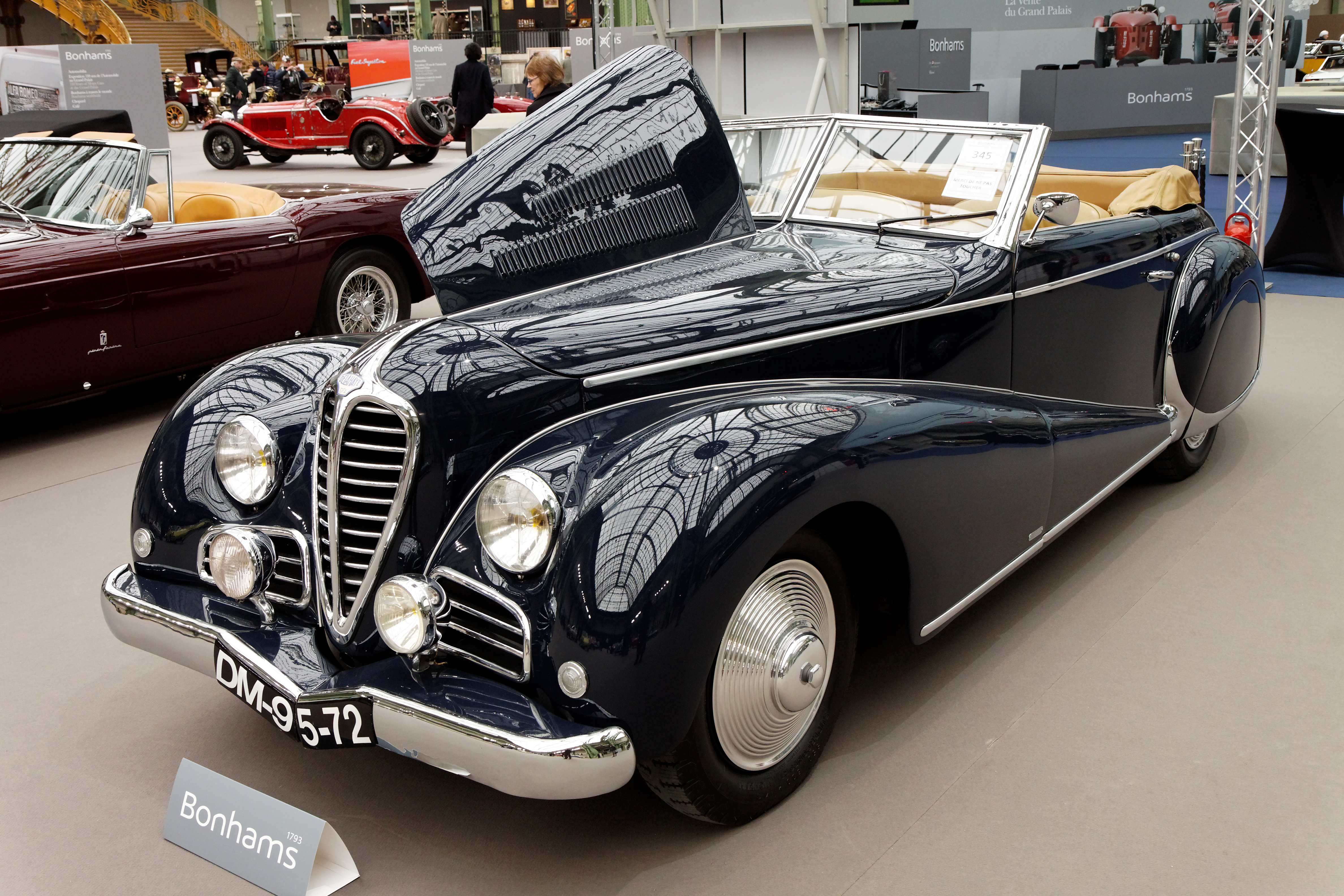 File:110 ans de l'automobile au Grand Palais - Delahaye 135M ...