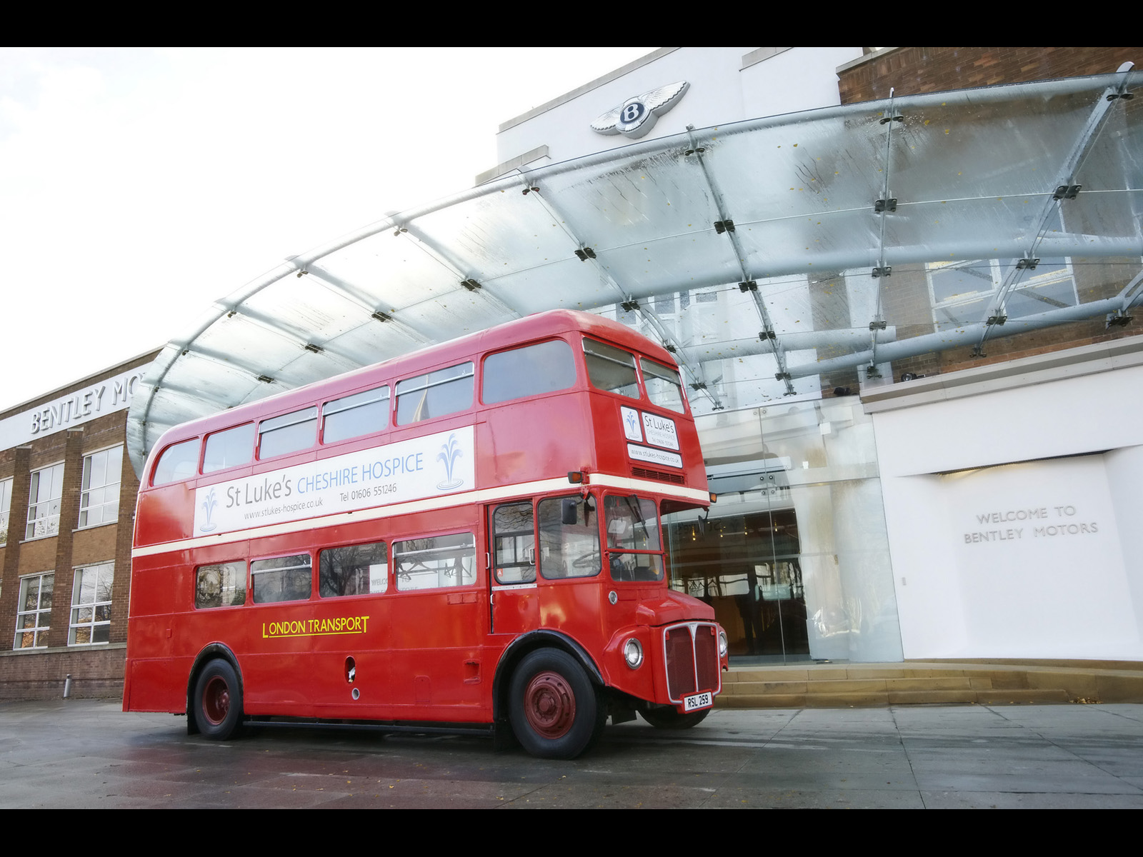 AEC Routemaster Double-Decker Bus restored by Bentley - Front And ...