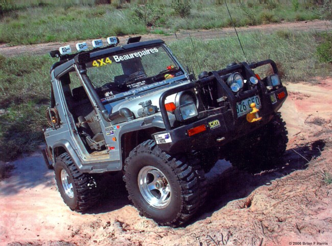 Photo: My Rocsta SWB diesel with 14" wide Mud Boggers | ASIA ...