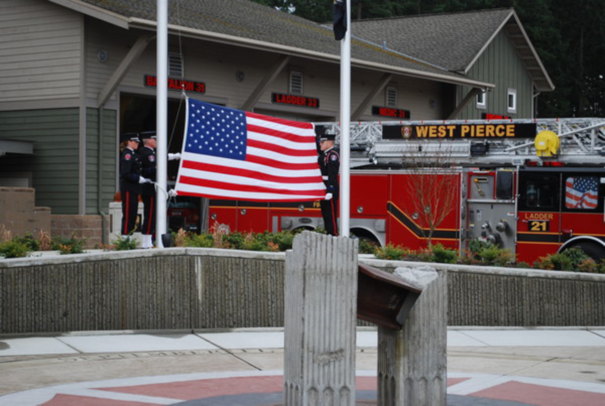 Lakewood Firefighter Honored On Decorative Stone At West Pierce ...