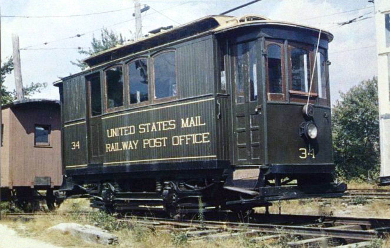 transpress nz: electric railway mobile Post Office