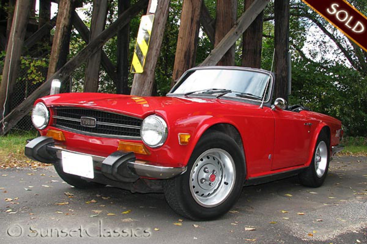 Beautiful Red 1974 Triumph TR6 for Sale