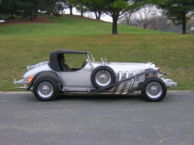 Excalibur SS Roadster silver - 1974