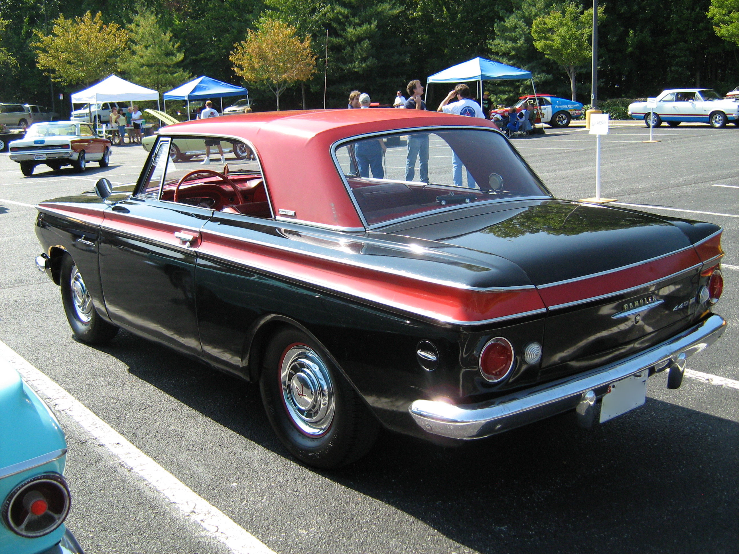 File:1963 Rambler American 440-H black-red MD rl.jpg - Wikimedia ...