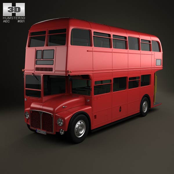 AEC Routemaster RM 1954 3D Model download in .3ds .max .obj .c4d ...