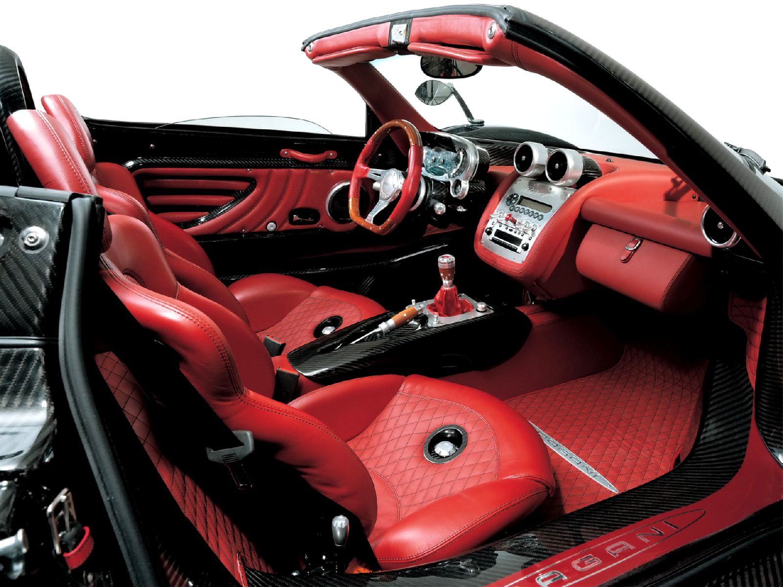 Pagani Zonda F Inside Luxury Supercar Hd Desktop Wallpaper ...