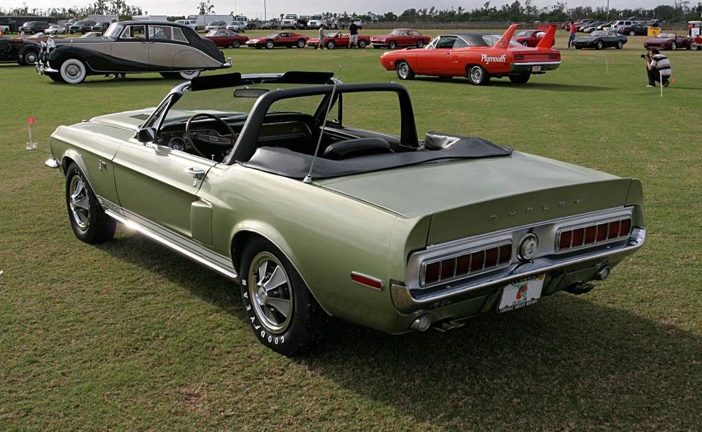 Lime Green 1968 Ford Mustang Shelby GT-500KR Convertible ...