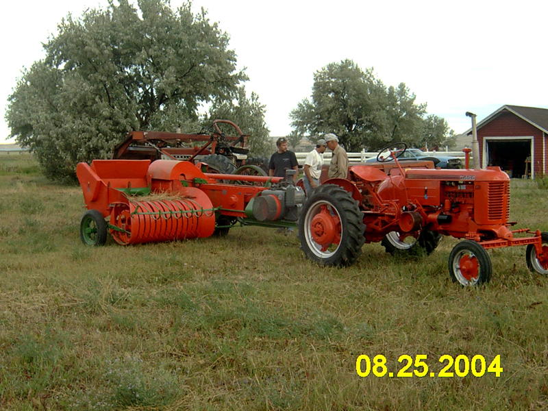 South Central Montana Â» CASE VAC tractor and baler pic1