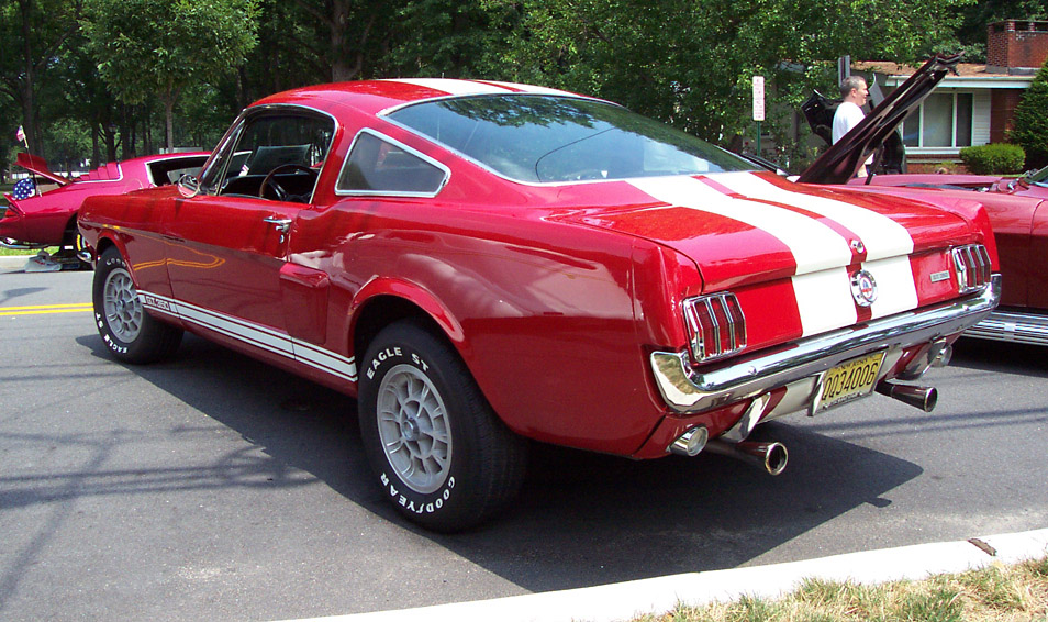 1966 Shelby GT350--Red w/White Stripes