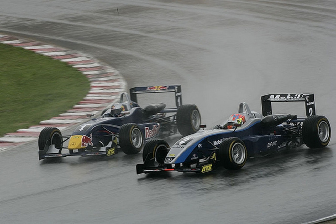 Sebastian Vettel (ASM Formule 3, Dallara F305/059) & Paul Di Resta ...