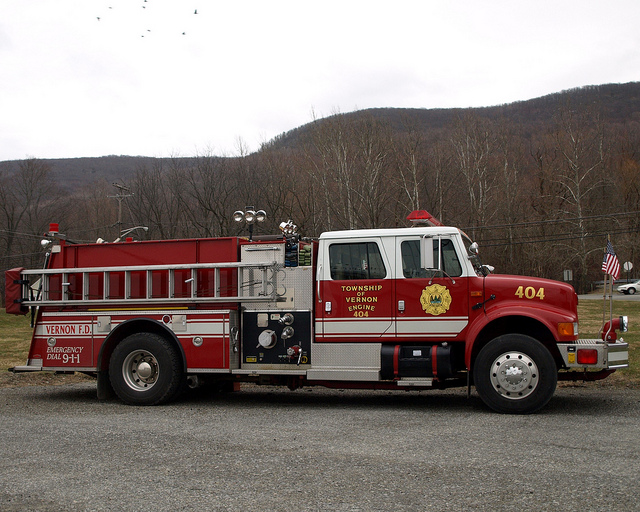 Pierce International Fire Engine 404, Vernon Township, Sussex ...