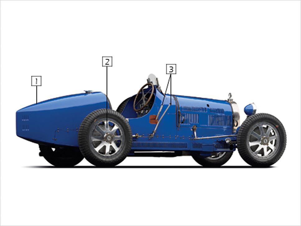 Bugatti Type 35 Profile View With Tags Photo 6