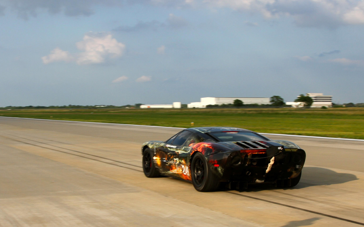 Video Find: 2000-HP Hennessey Ford GT Sets 212.9-MPH Standing Half ...