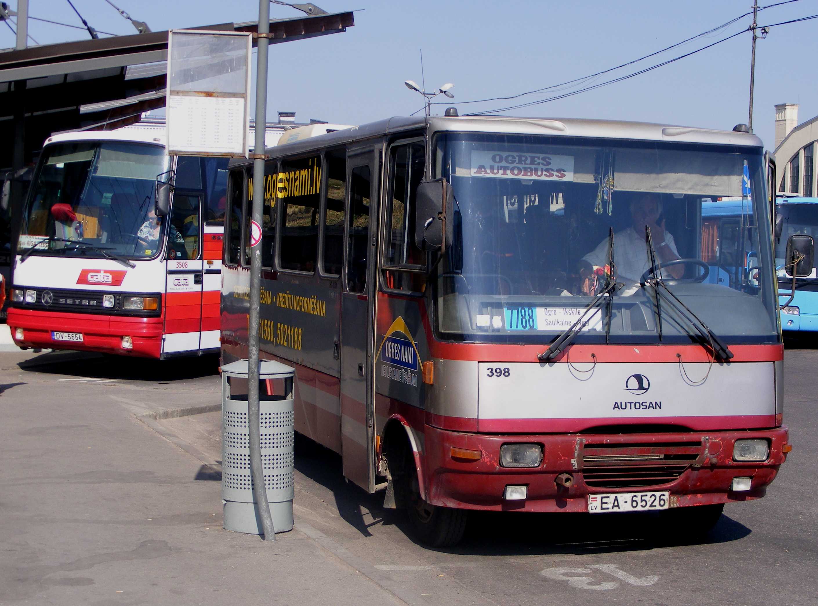 Buses Worldwide: Autosan H7 midibus of Ogres Auto