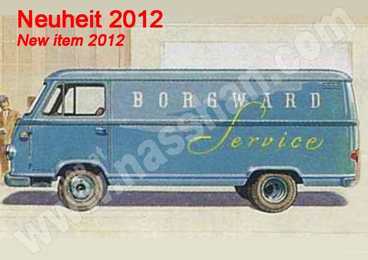 Premium ClassiXXs Borgward B611 Van "Borgward Service" blue modelcar