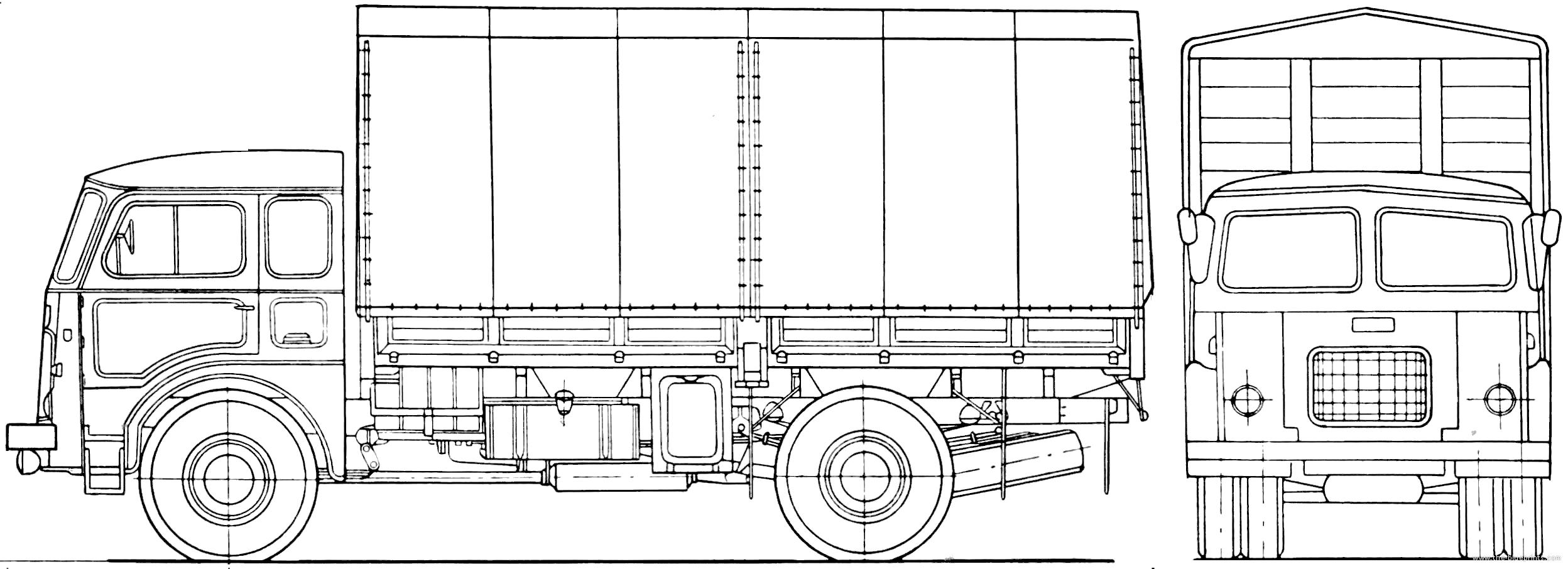 The-Blueprints.com - Blueprints > Trucks > Trucks > Jelcz 315E (
