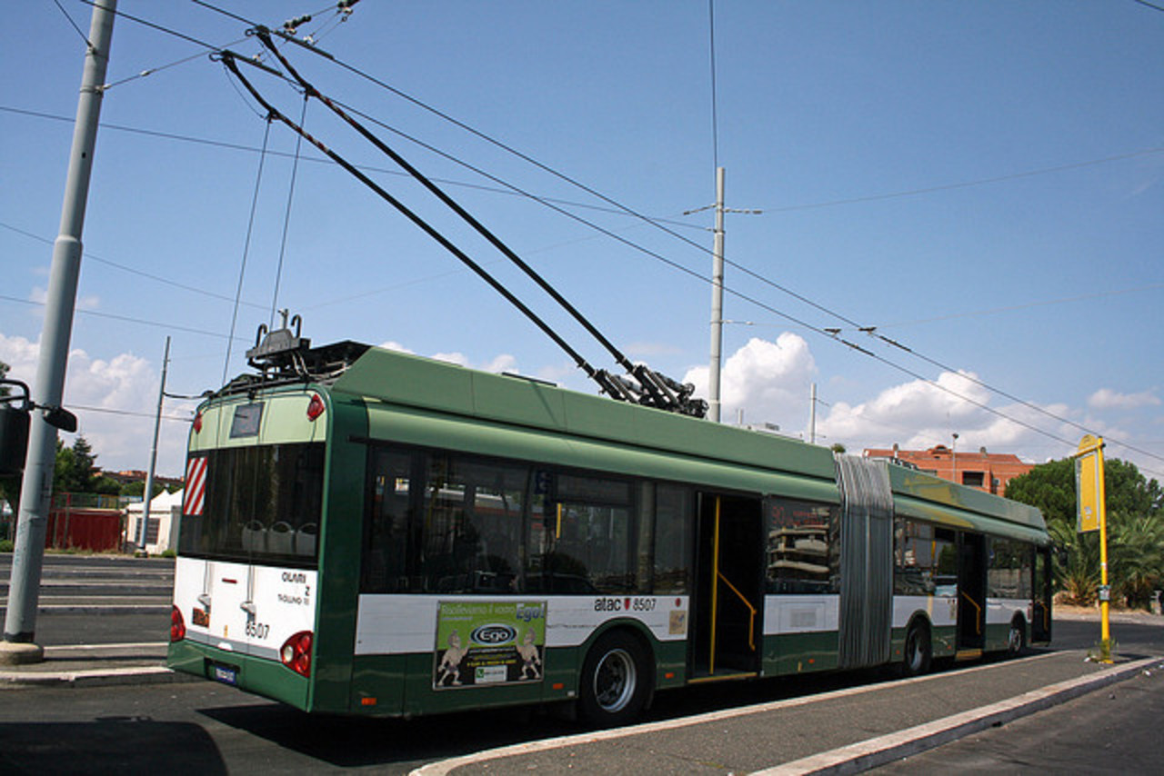 Solaris Ganz Trollino 18 Trolleybus [RM 507], Largo Labia, Rome ...