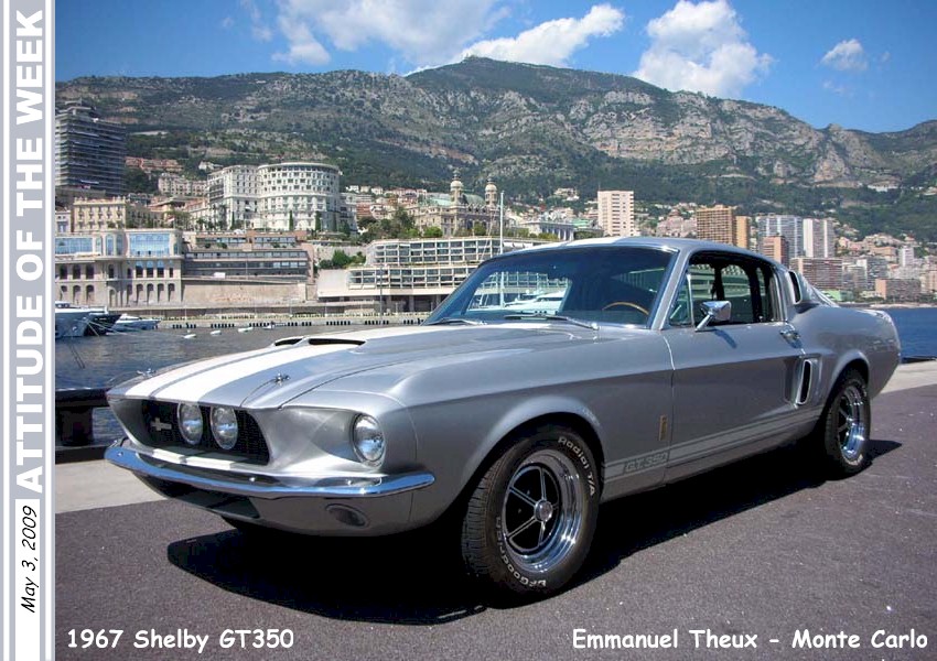 Silver Frost 1967 Ford Mustang Shelby GT-350 Fastback ...