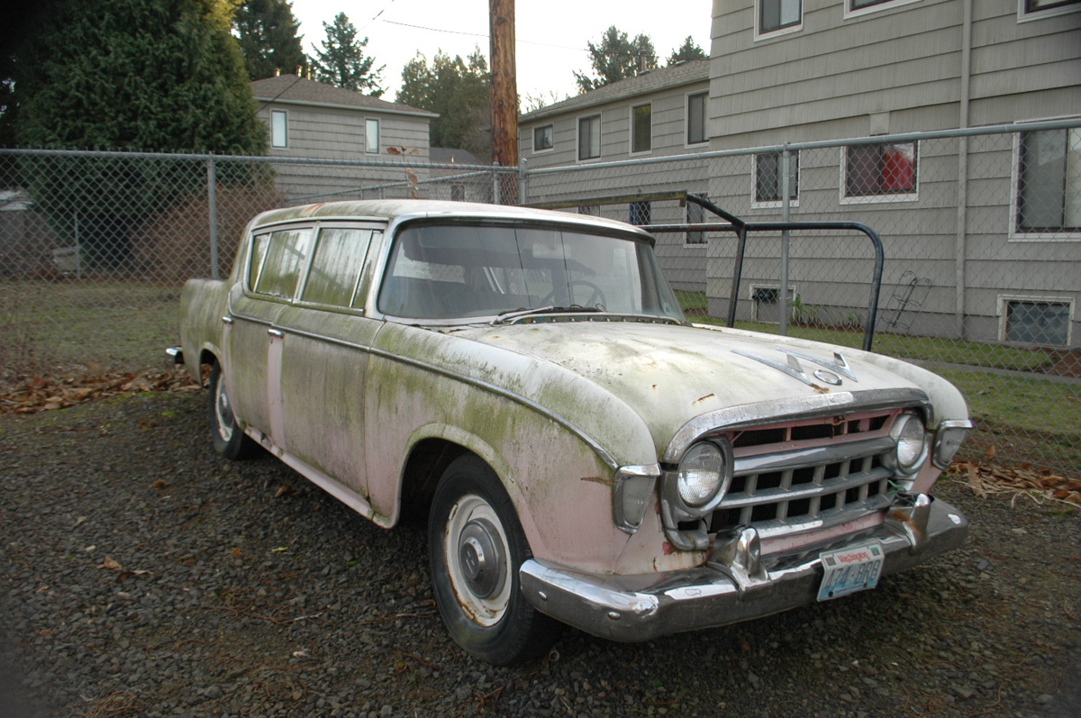 OLD PARKED CARS.: Not Rambling Anywhere: 1956 Nash/Hudson Rambler ...