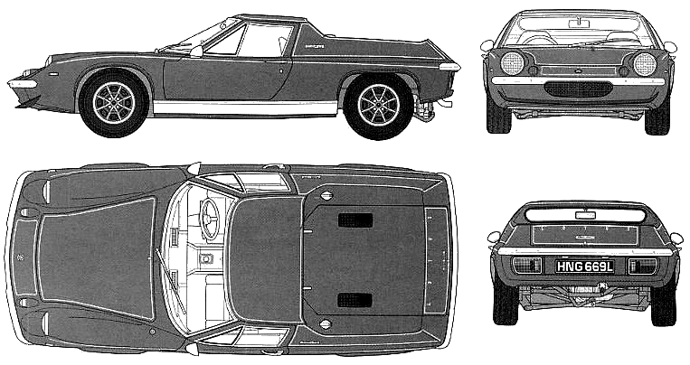 Automobile Lotus Europa Special 1970 : immagine di anteprima ...