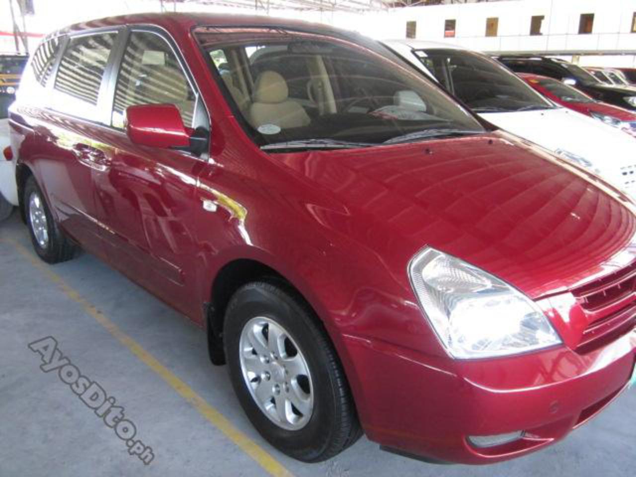 Kia Carnival LX AT - 08 diesel Color RED | Cars for sale Pasig ...