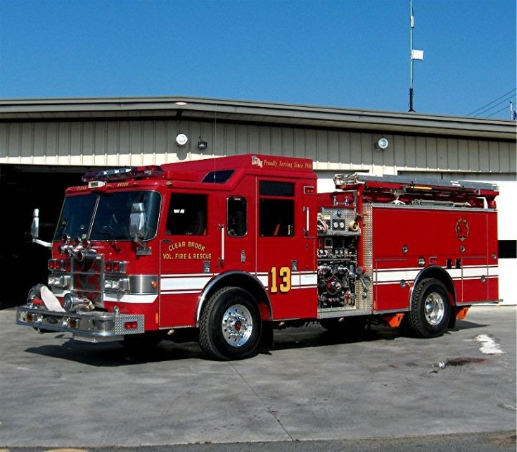 Fire Engines Photos - Clear Brook,VA. 2004 Pierce Dash 1500/