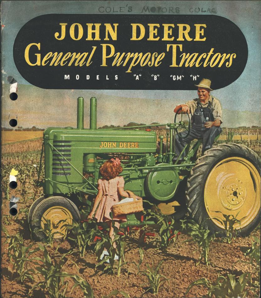 Brochure - John Deere,' General Purpose Tractors', Models A, B, GM ...